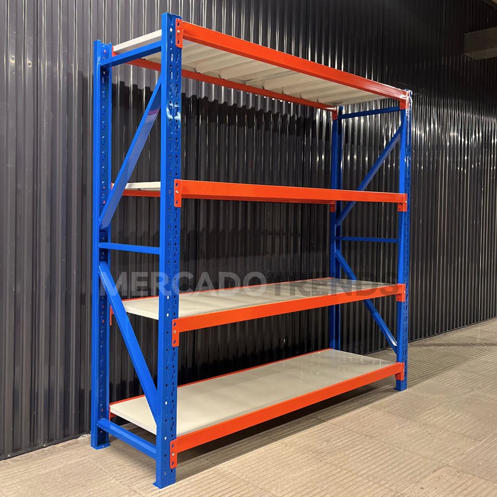 Estante Metálico 200x200x60cm para 800kg