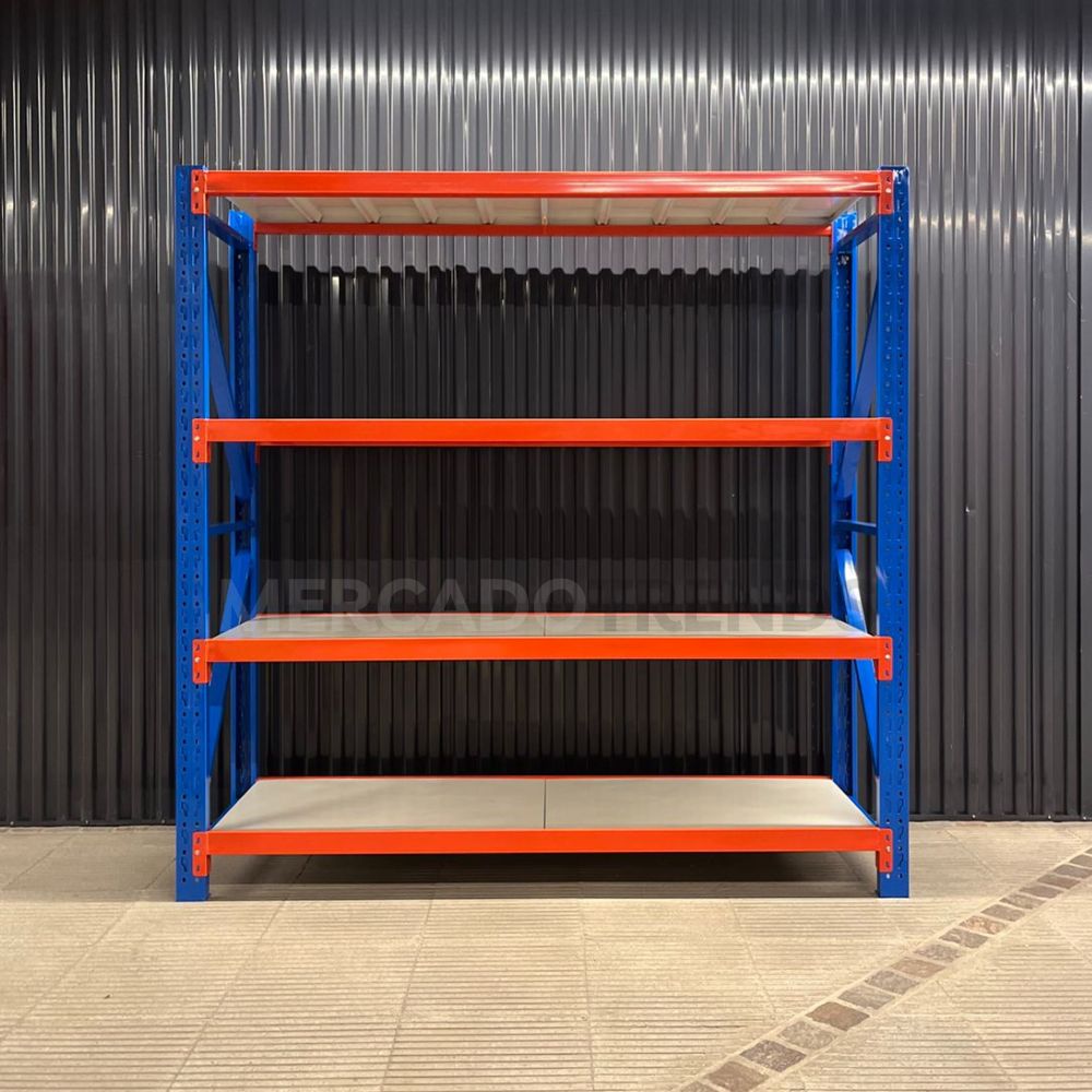 Estante Metálico 200x200x60cm para 800kg