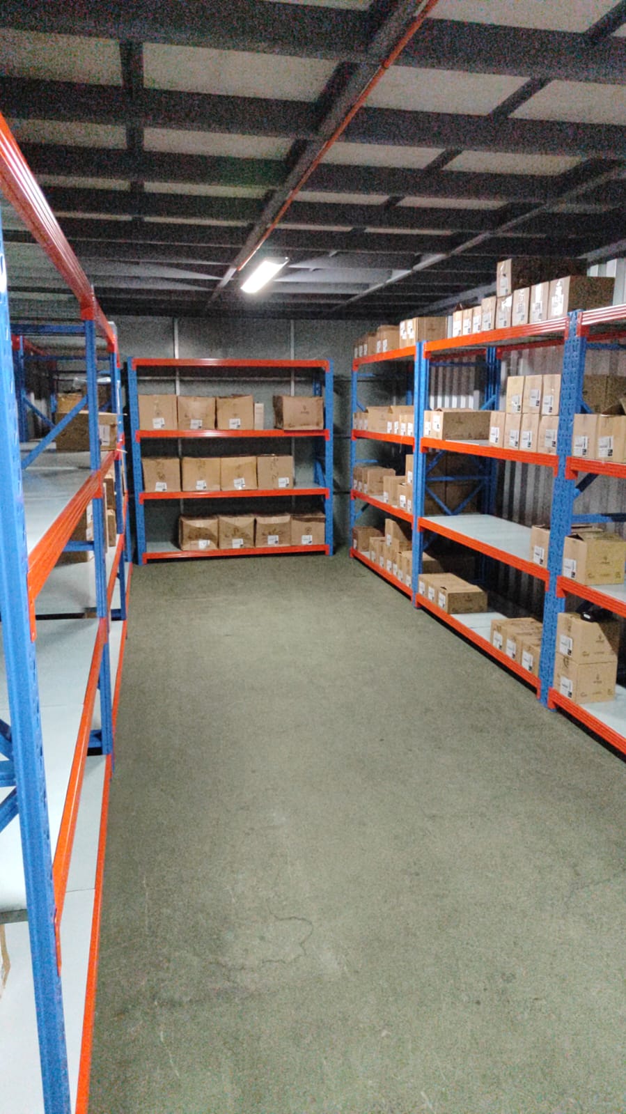 Estante Metálico 200x200x60cm para 800kg caso éxtio bodega