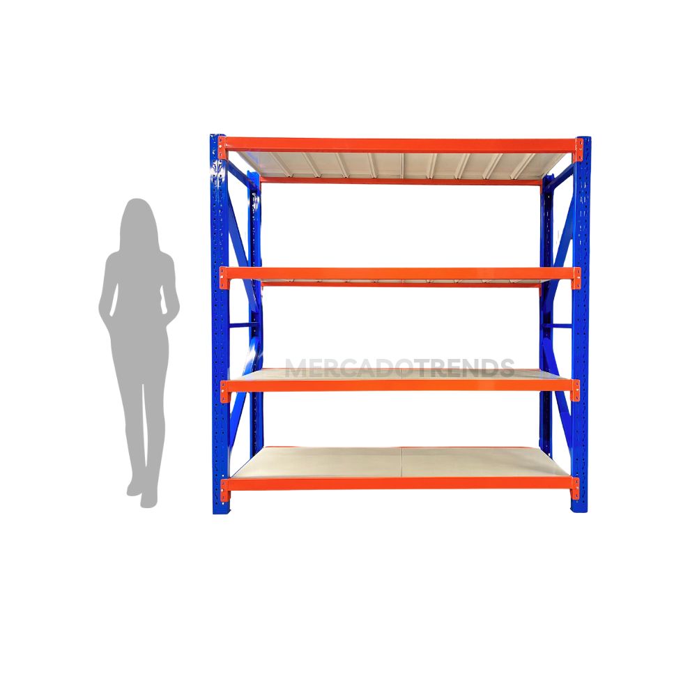 Estante Metálico 200x200x60cm para 800kg
