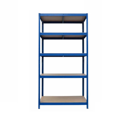 Estante Metálico 180x90x45 Azul | 5 niveles | 375kg
