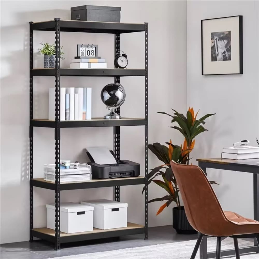 estante-metalico-negro-sala