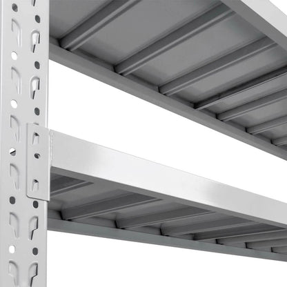 Estante Metálico 200x200x60cm para 800kg | Blanco | Oferta desde 6 unidades