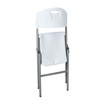 Sillas plegables Blancas venta al por mayor | Pack 12 plegada