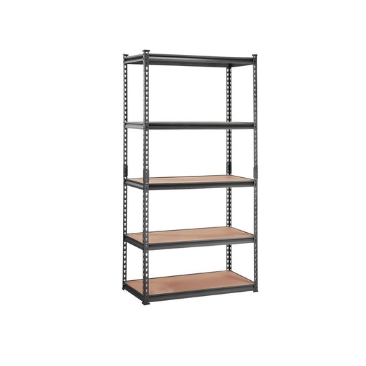 Estante Acero 183x90x45 Negro | 5 repisas | 875kg