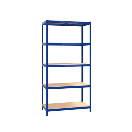 Estante Metálico 180x90x45 Azul | 5 niveles | 375kg